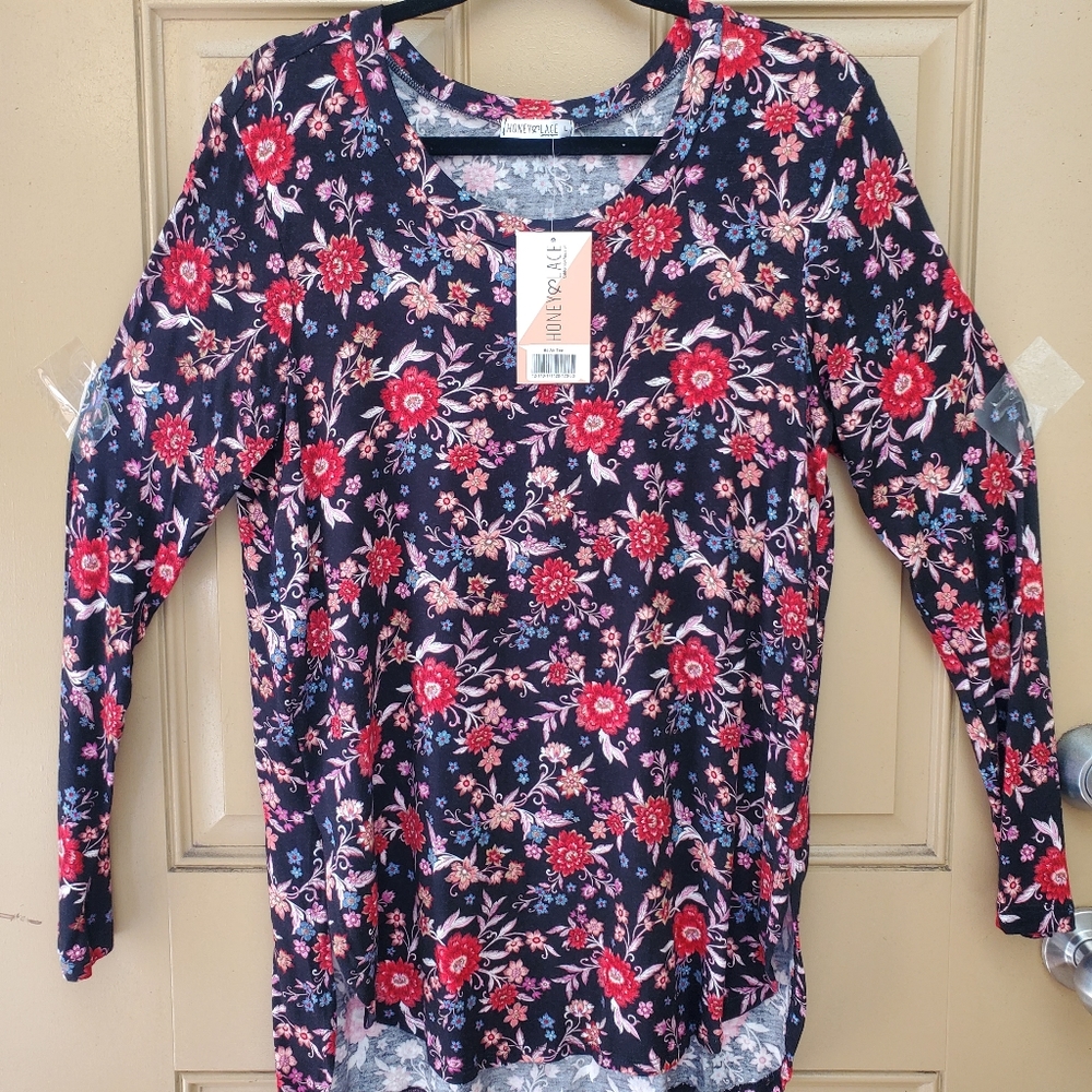 NWT  Large Honey & Lace Bel Air Tee-#3